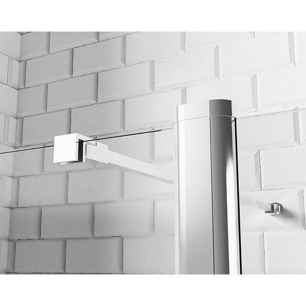 Barra tirante a pared de acero inoxidable con terminales articulados
