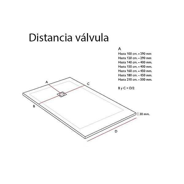 Distancia válvula