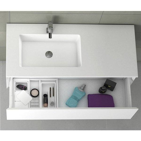 Lavabo encastrado seno desplazado Ambar de Coycama 