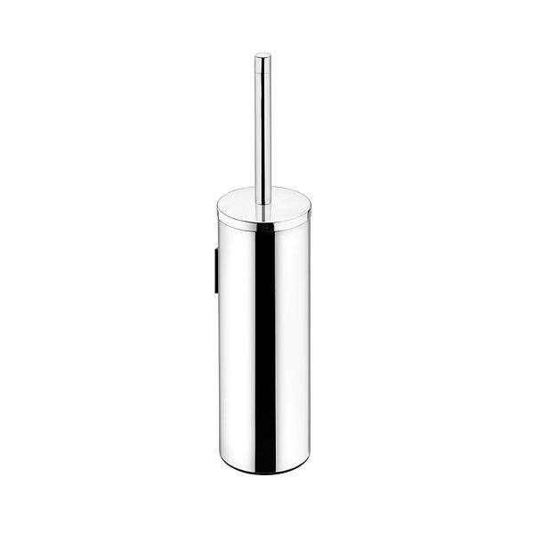 Escobillero de baño a pared Logic de 9.2x9.4x38.6 cm en inox brillo de Cosmic