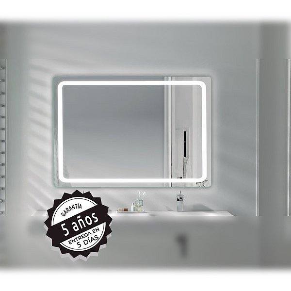 Espejo para baño rectangular Frame anti vaho de Bruntec