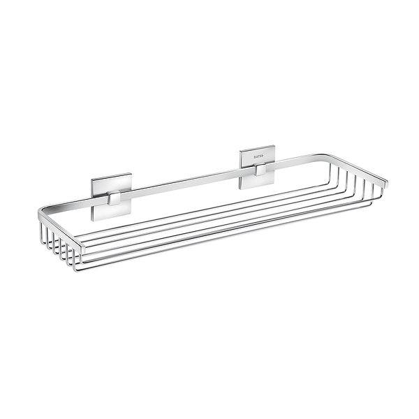 Estante de ducha a pared Square Duo de 40x13.1x6.2 cm en Cromo de Bath+