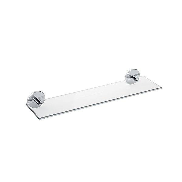 Repisa Round Duo 40x10.4x5 cm cromo Bath+