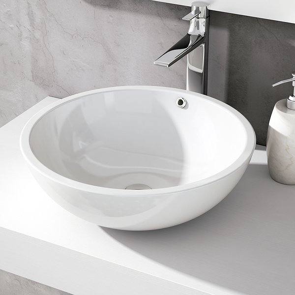 Lavabo de Cerámica Blanco de Viso Bath
