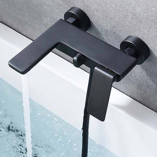 Grifo de baño/ducha monomando negro Fiyi de Imex