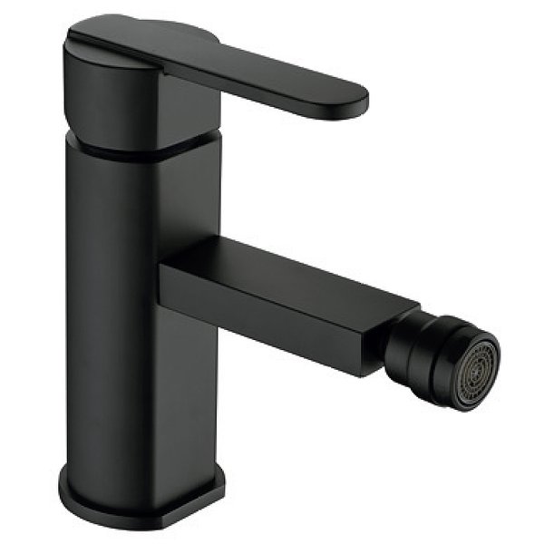 Grifo de bidé monomando negro mate 152x80 mm Roma de Imex