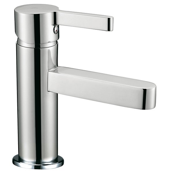 Grifo de lavabo monomando caño estándar cromo Fussion de GME