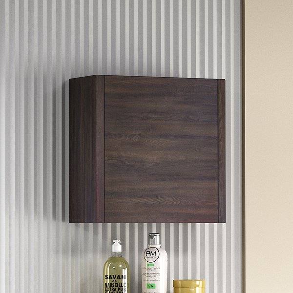 Auxiliar de baño Joker 35x35x17cm suspendido de Coycama color wengue nature