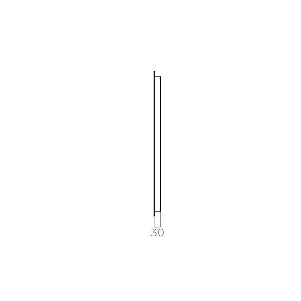Medidas Espejo Lisa luz led 60x80 cm de Bruntec
