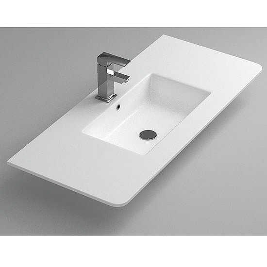 Lavabo encastrado cerámica Dama de Coycama 