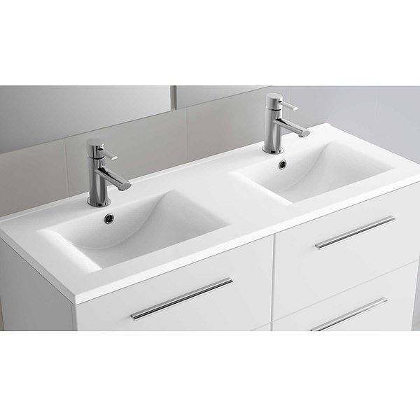 Lavabo de cerámica Iberia doble poza