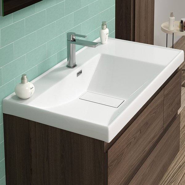 Lavabo encastrado cerámica Quattro de Coycama |