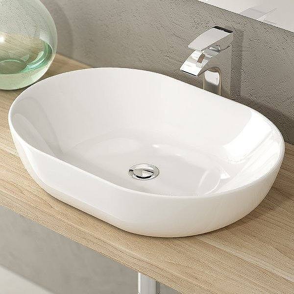 Lavabo sobre encimera 60x40x15 de cerámica Monaco 60 ArtandBath