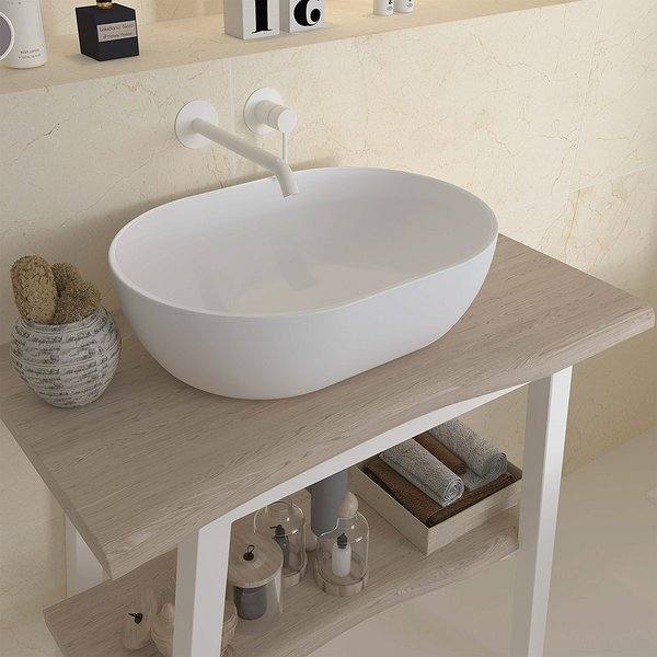 Lavabo sobre encimera 47.5x34x15 Solid Surface Monaco ArtandBath