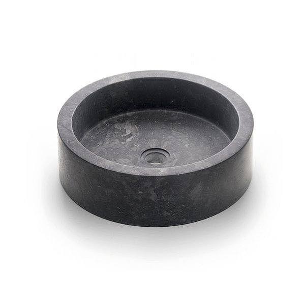 Lavabo sobre encimera de mármol negro Bali de Bathco