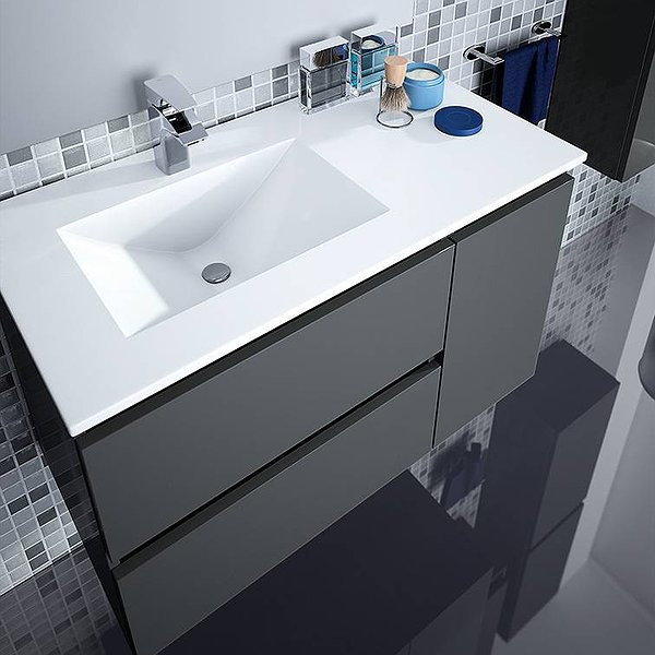 Lavabo Flat de Viso Bath poza desplazada a izquierda