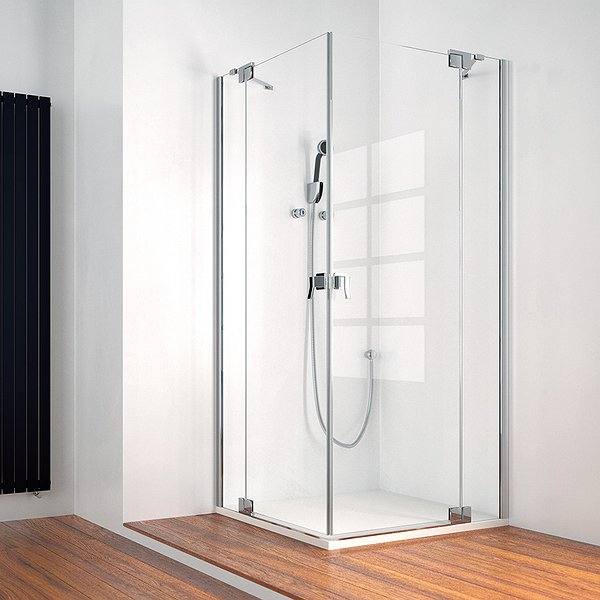 Mampara de ducha angular 2 fijas + 2 abatibles Brunei Doccia