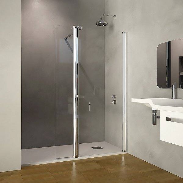 Mampara de ducha panel fijo + abatible ST Chicago Doccia