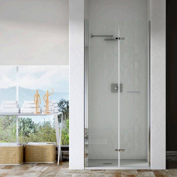 Mampara de ducha frontal Spacious 2 plegables