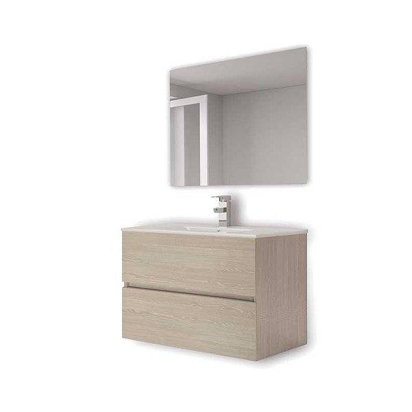 Conjunto caribe mueble de baño+lavabo+espejo Cambrian