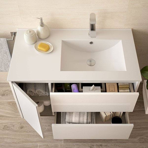 Cajón y lavabo