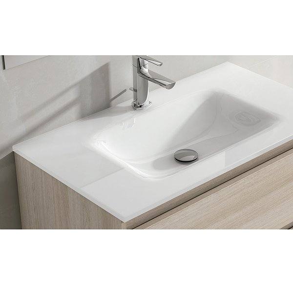 Lavabo encastrado de cristal Óptico de Viso Bath