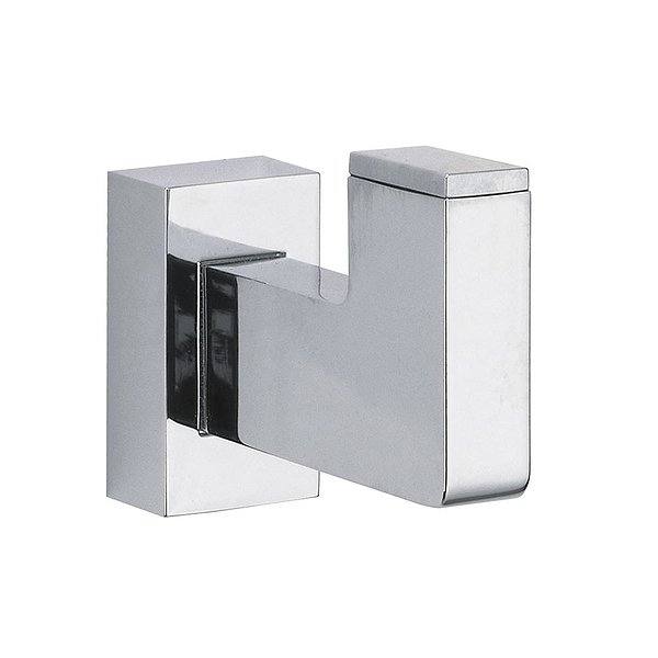 Percha cromo 2.5x7.5x5.5cm Aries de Mediterránea de Baño