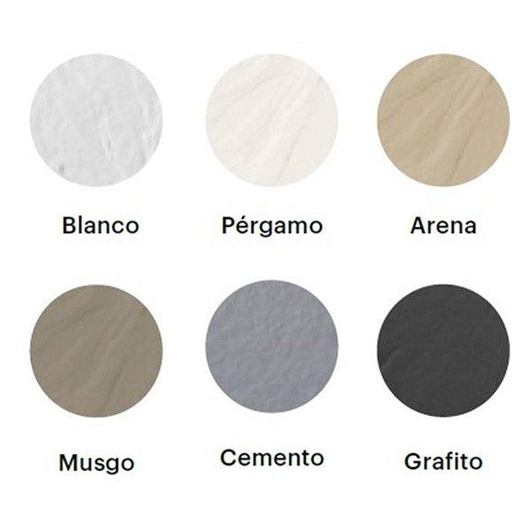 Colores del plato de ducha de cargas minerales Liso de Doccia | Decorabaño