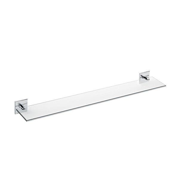 Repisa Square Duo 60x10.4x5 cm cromo Bath+
