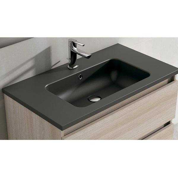 Lavabo encastrado grafito Slim de Viso Bath