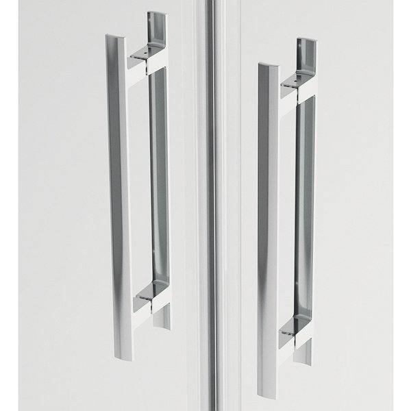 Diseño exclusivo de tirador asa doble de 255 mm, en acabado cromo