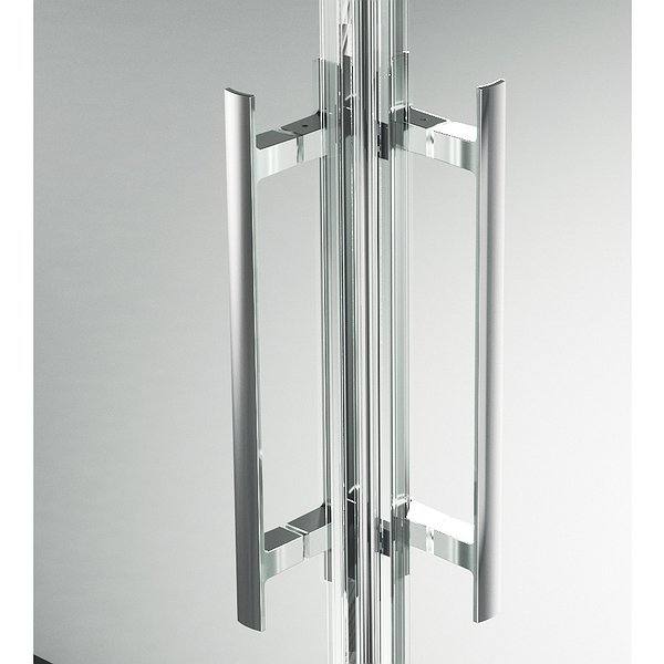Diseño exclusivo de tirador asa doble de 255 mm, acabado cromo