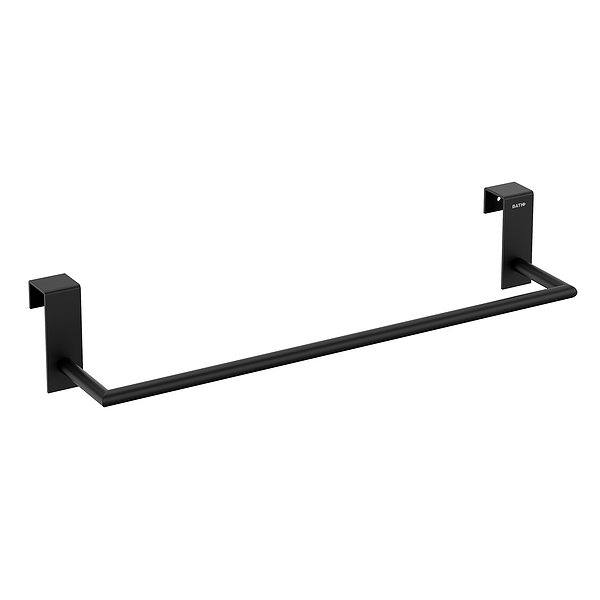 Toallero barra colgante de baño Stick de 38 cm negro mate de Bath+