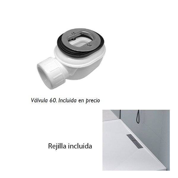 Valvula y rejilla incluidas