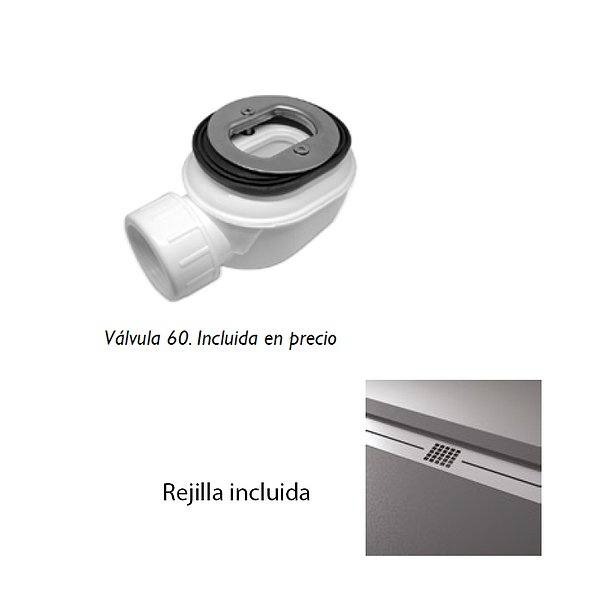 Valvula y rejilla incluidas