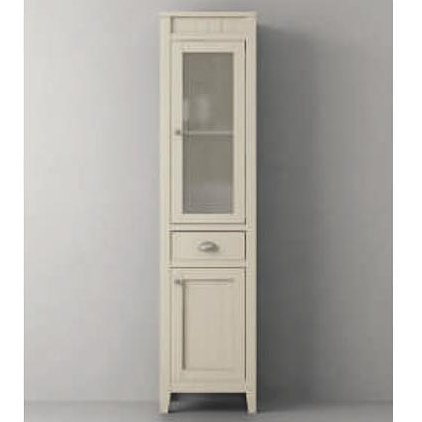Vitrina Colonial 40x34x170 con patas Avila Dos color crema nº 83