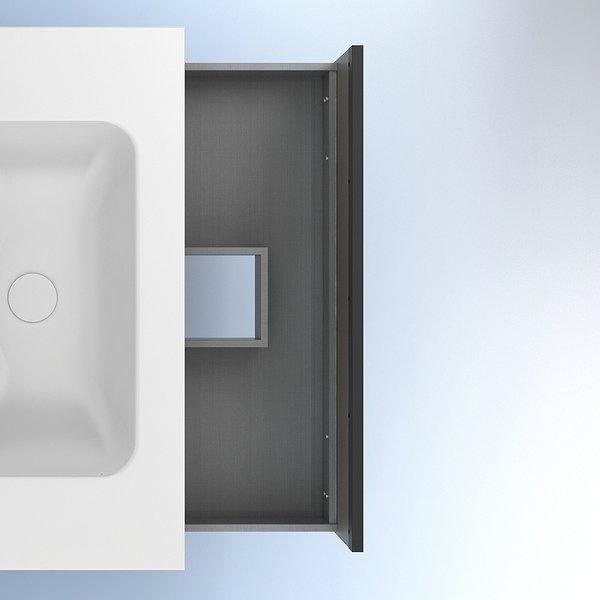 Lavabo cerámica blanco y cajón superior