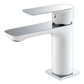 Grifo de lavabo Cassio blanco de GME