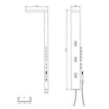 Columna de ducha termostática Niagara Inox de GME