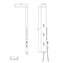 Columna de ducha Gocta Blanco Inox de GME