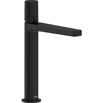Grifo monomando mediano negro de lavabo PROJECT-TRES