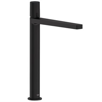 Grifo monomando alto negro de lavabo PROJECT-TRES
