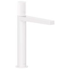 Grifo monomando mediano blanco de lavabo PROJECT-TRES