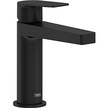 Grifo monomando de lavabo negro maneta PROJECT-TRES
