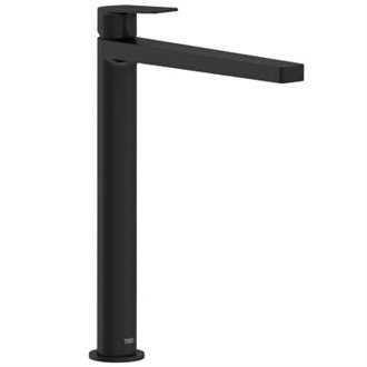 Grifo monomando alto negro maneta de lavabo PROJECT-TRES