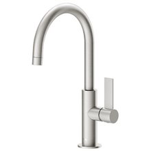 Grifo de lavabo acero mediano con maneta PROJECT-TRES