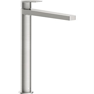 Grifo monomando alto acero maneta de lavabo PROJECT-TRES