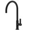 Grifo de lavabo negro alto con maneta PROJECT-TRES