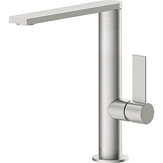 Grifo de lavabo en acero ca&ntilde;o medio PROJECT-TRES
