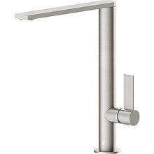 Grifo de lavabo en acero caño alto PROJECT-TRES